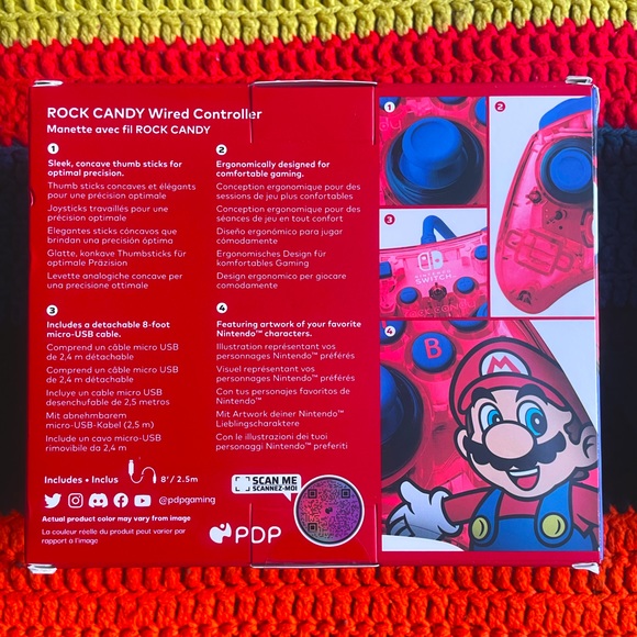 Super Mario Nintendo Switch (Rock Candy) Controllers - Picture 2 of 2